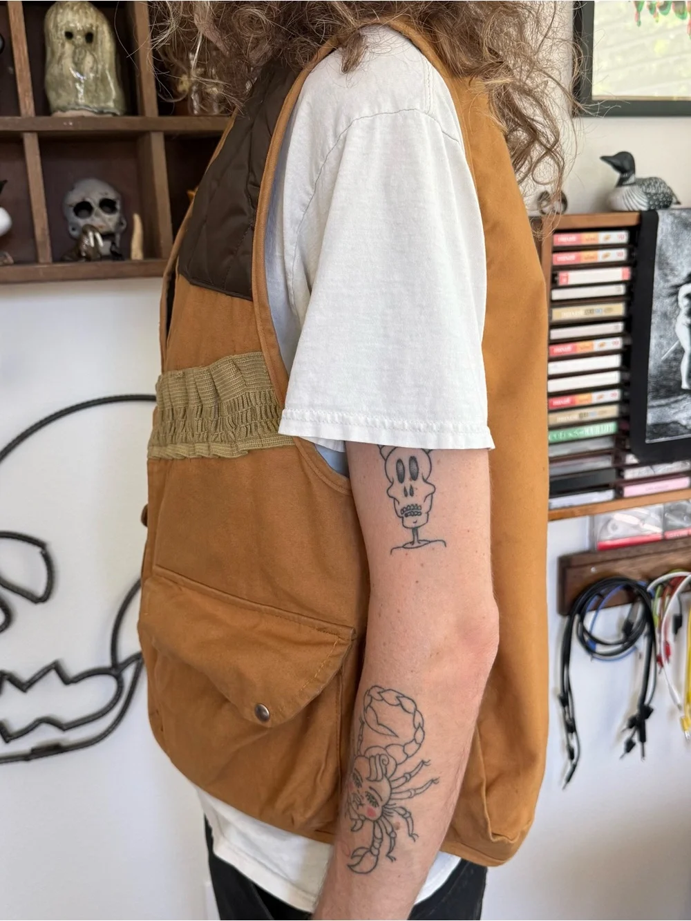 Vintage 60s Hunting Vest Western Trails ~ Size Medium